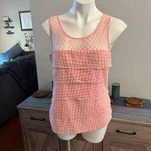 New York and CO pink feminine tank
